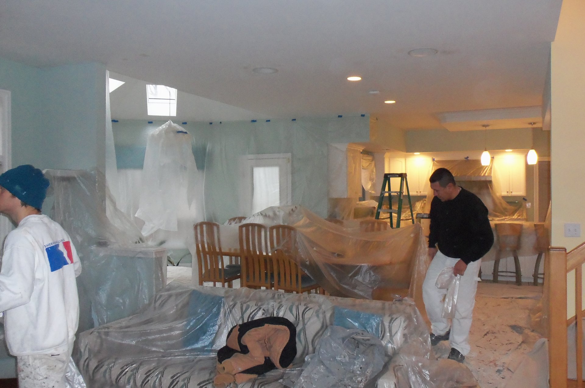 Interior painting detail